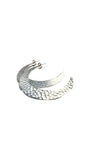 Crescent Moon Pure Silver Earrings | Anantara