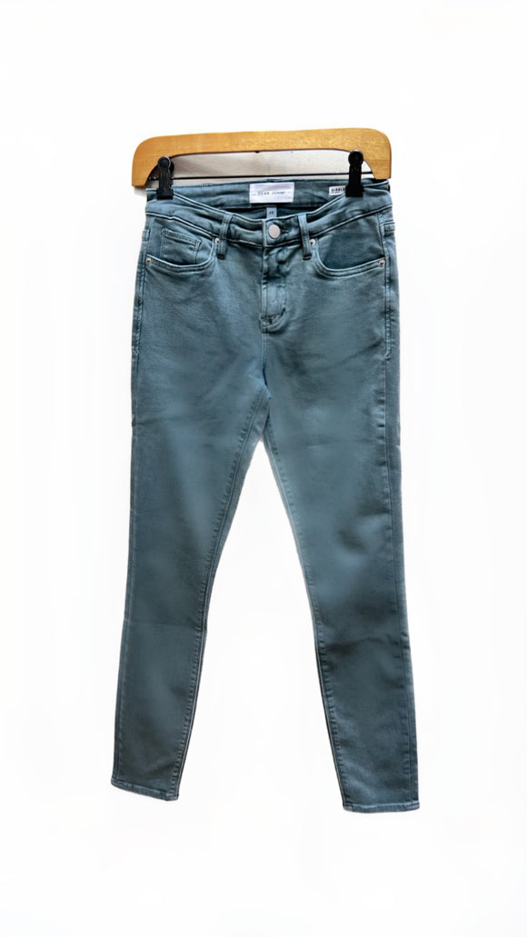 Gisele Skinny Jeans in Green/Blue Wash | Dear John