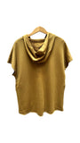 Hooded Tunic Top in Bronze | IRIDIUM
