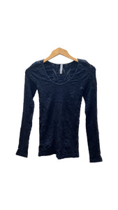 Blacket Eyelet Long Sleeve Top | Last Tango