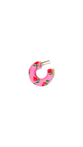 Pink Madeline Mini Hoop | Binky & Lulu