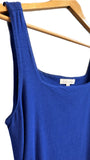 Midi Tank Dress in Tidal Wave Blue | Mododoc