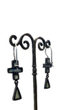 Deco-Style Mirror Drop Earrings | Jane Diaz