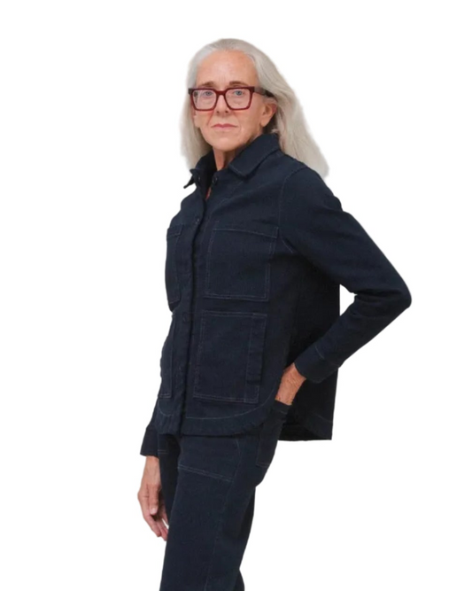 Prairie Underground | Midnight Blue Boxcar Jacket