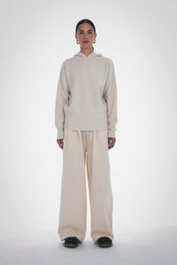 Ember Hooded Sweater in Oatmeal| Paper Label