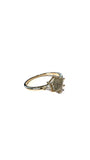 14k Gold Salt & Pepper Diamond Ring in Size 6.5 | Shree