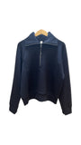 Black Lounge 3/4 Zip Up | SPANX