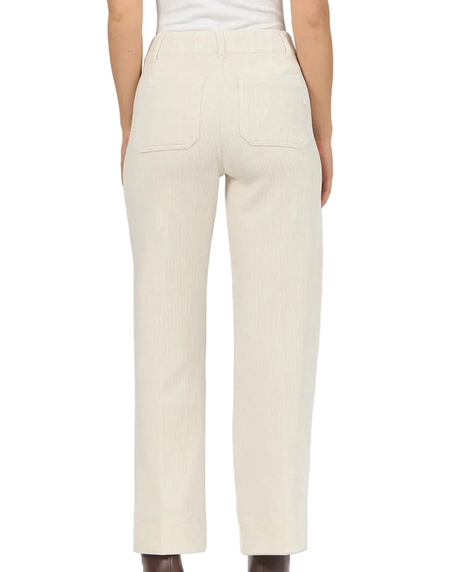 Dear John | Cream Cord High Rise Wide Leg Pants