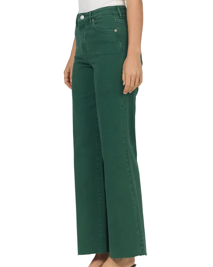 Dear John | Pine Green High Rise Wide Leg Jeans