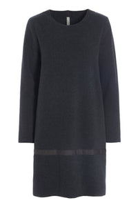 Fleece Dress in Soft Black by Henriette Steffensen / Lines of Denmark