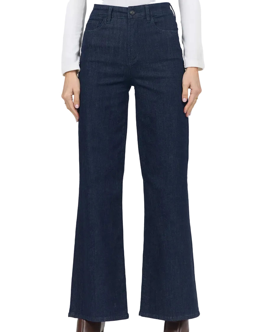 Dear John | Dark Wash High Rise Wide Leg Jean