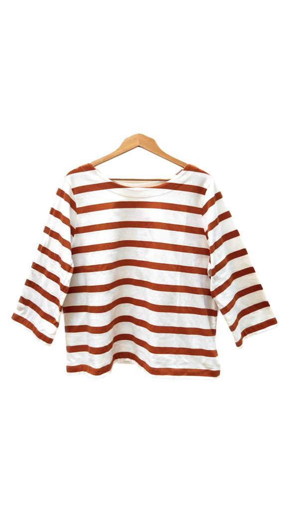 Orange Striped Top | Beaumont Organic