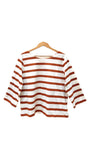 Orange Striped Top | Beaumont Organic