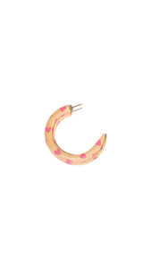 Pink Heart Little Prince Small Hoop | Binky & Lulu