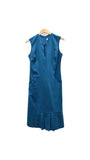 Harding Dress in Teal Linen | Kim Schalk