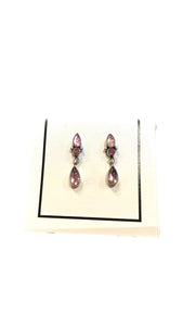 Pink Tourmaline Teardrop Earrings | Jane Diaz