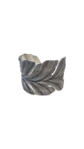 Silver Adjustable Feather Bracelet | NOMAD