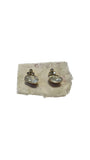 14k Gold Faceted Diamond Studs | Shree Jewelers