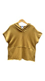 Hooded Tunic Top in Bronze | IRIDIUM