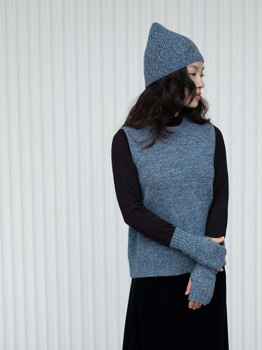 Hearth Cashmere Sweater Vest / Oats and Rice