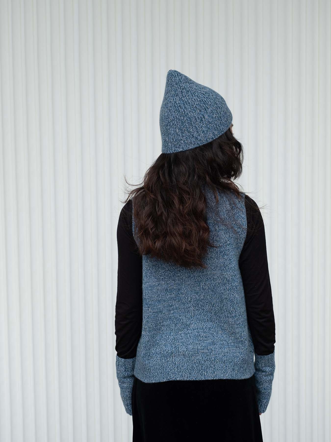 Hearth Cashmere Sweater Vest / Oats and Rice