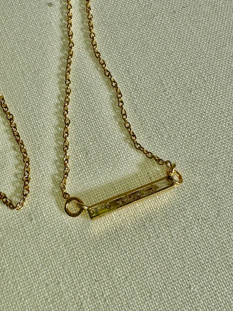 Bar Diamond Necklace | Shree Jewelers