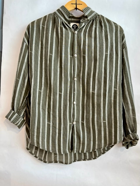 Sandy Shirt in Military Green by BSBEE