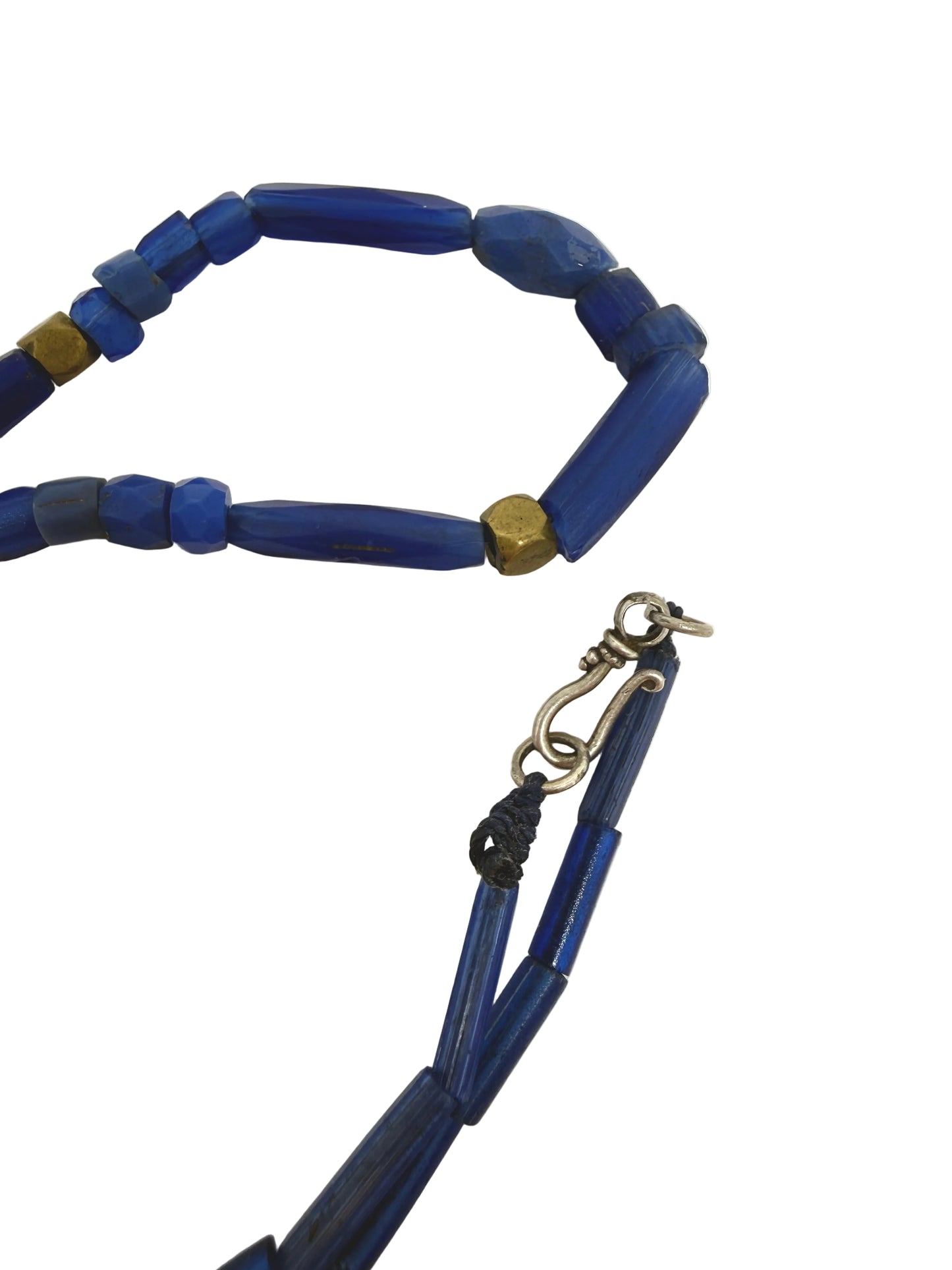 Cottage & Pearl | Russian Blue Trade Bead Necklace