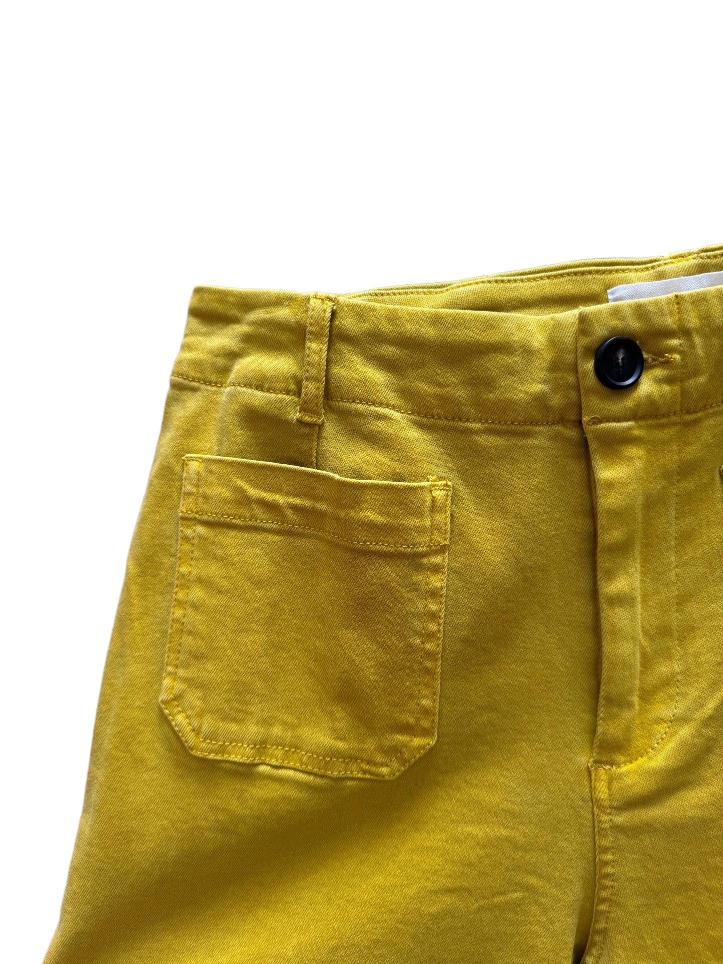 Dear John | Sunny Yellow Cropped Wide Leg Jean