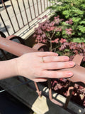 14k Gold Diamond Cluster Ring in Size 7 | J+I Jewelry