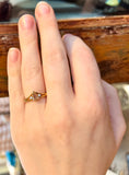 Champagne Diamond with Surrounding Accent Diamonds in Size 7 | Shree
