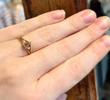 Champagne Diamond with Surrounding Accent Diamonds in Size 7 | Shree