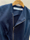 Double Pocketed Ferrier Zipped Top in Black-- Only 1 Left! | Kim Schalk
