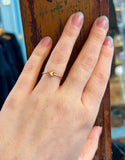 Stackable Crescent Moon Ring in Size 6 | Jane Diaz