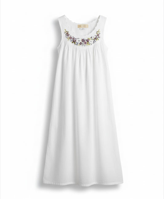 Rosebud Nightgown - Purple