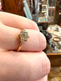 14k Gold Salt & Pepper Diamond Ring in Size 6.5 | Shree