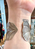 Silver Adjustable Feather Bracelet | NOMAD