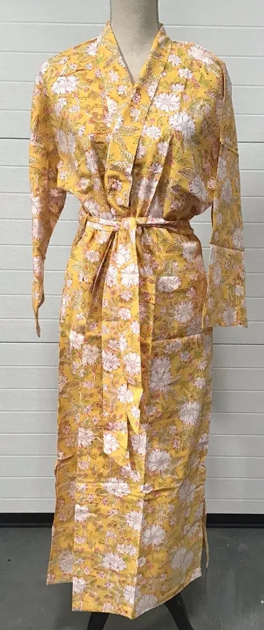 Yellow Camelia Robe / Natural Habitat