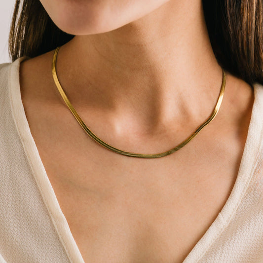 Sasha Herringbone Necklace / Lover's Tempo
