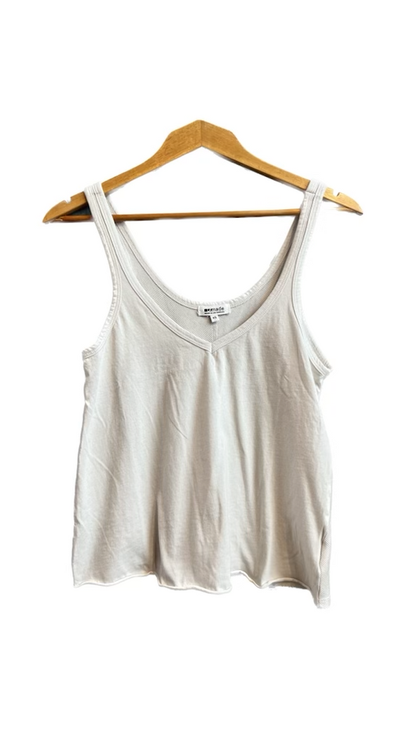 V-Neck Cami in Shell | LA Made