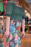 Long Floral Skirt | Bryn Walker