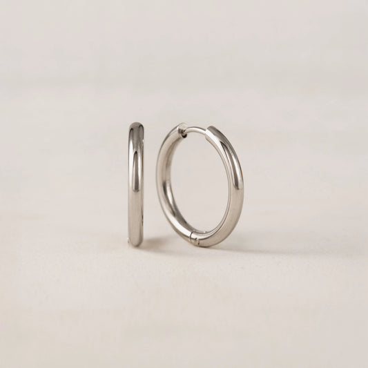 Tube 20mm Hoop Earrings / Lover's Tempo