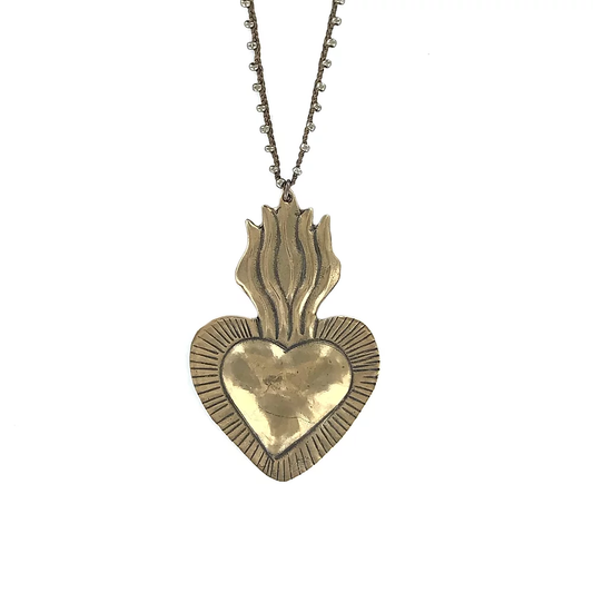 Tara Gasparian | Julia Bronze Heart Necklace