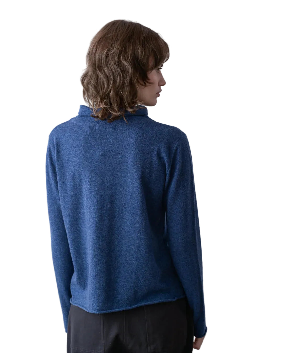 Bibico | Blue Boat Neck Jumper