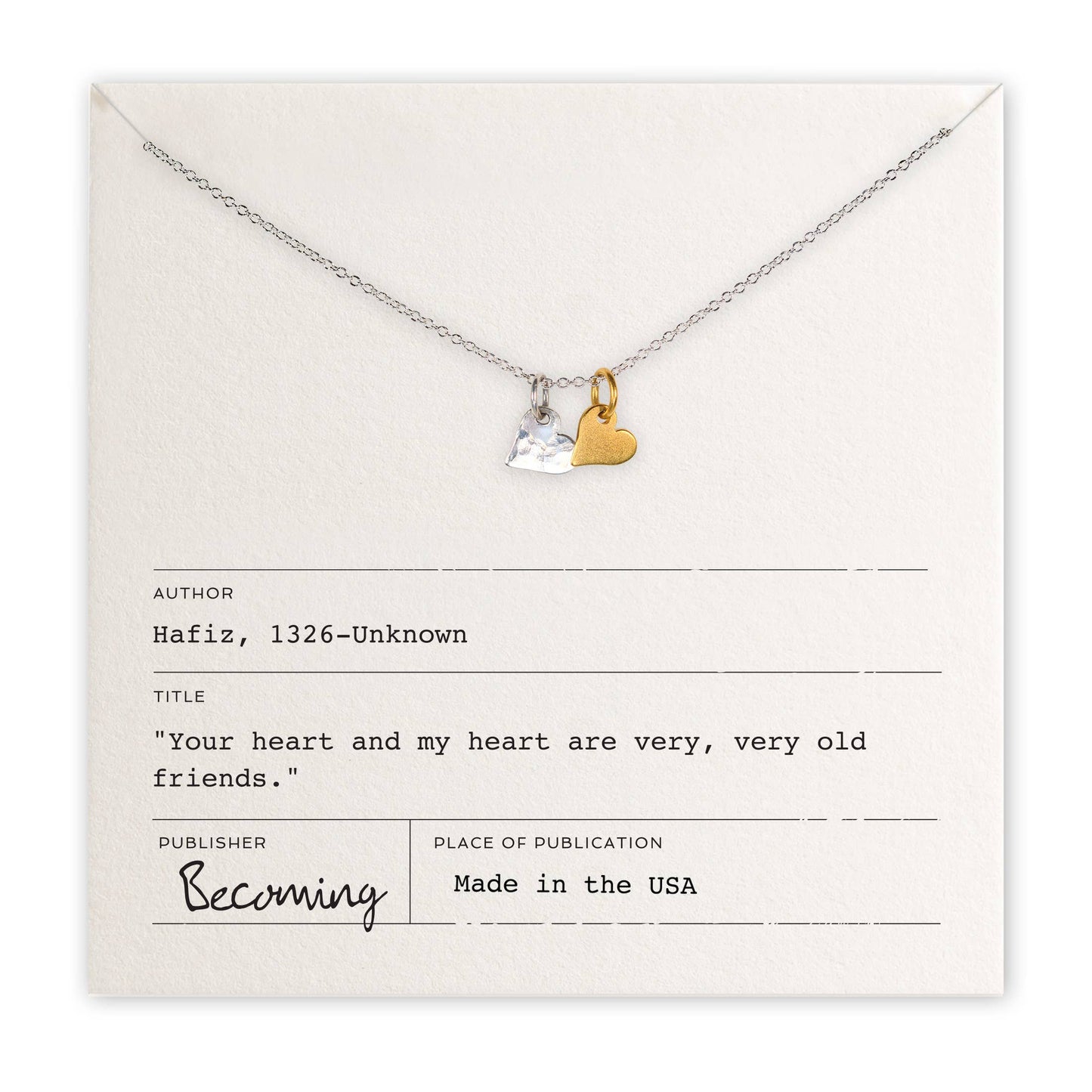 Becoming "Tiny Hearts" Necklace