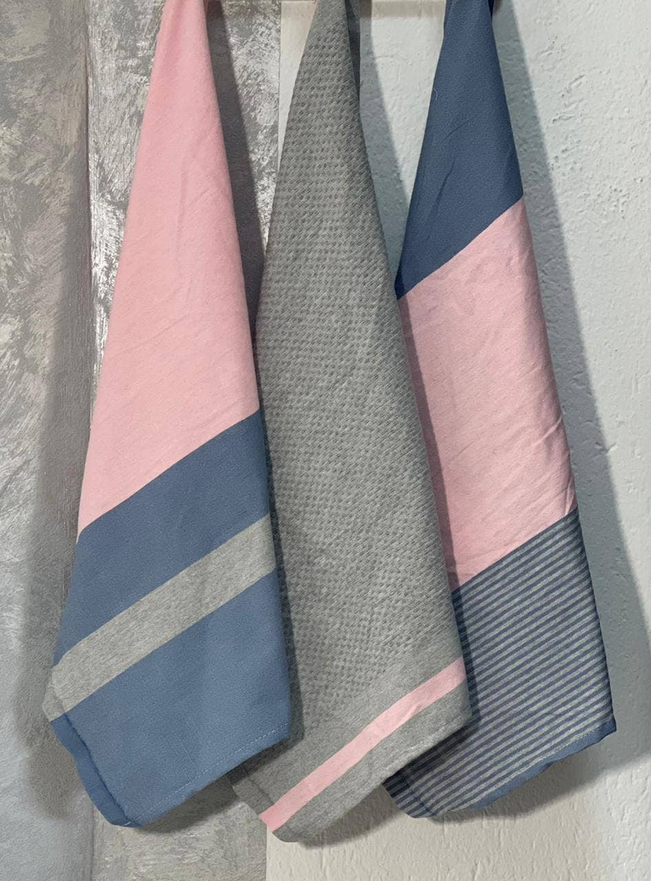 All By FOUTA Set of 3 Hand Towels