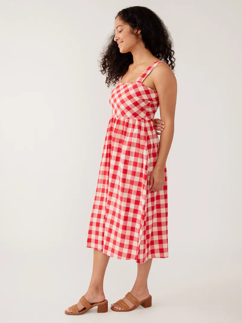 Mata Traders | Red and White Gingham Dress