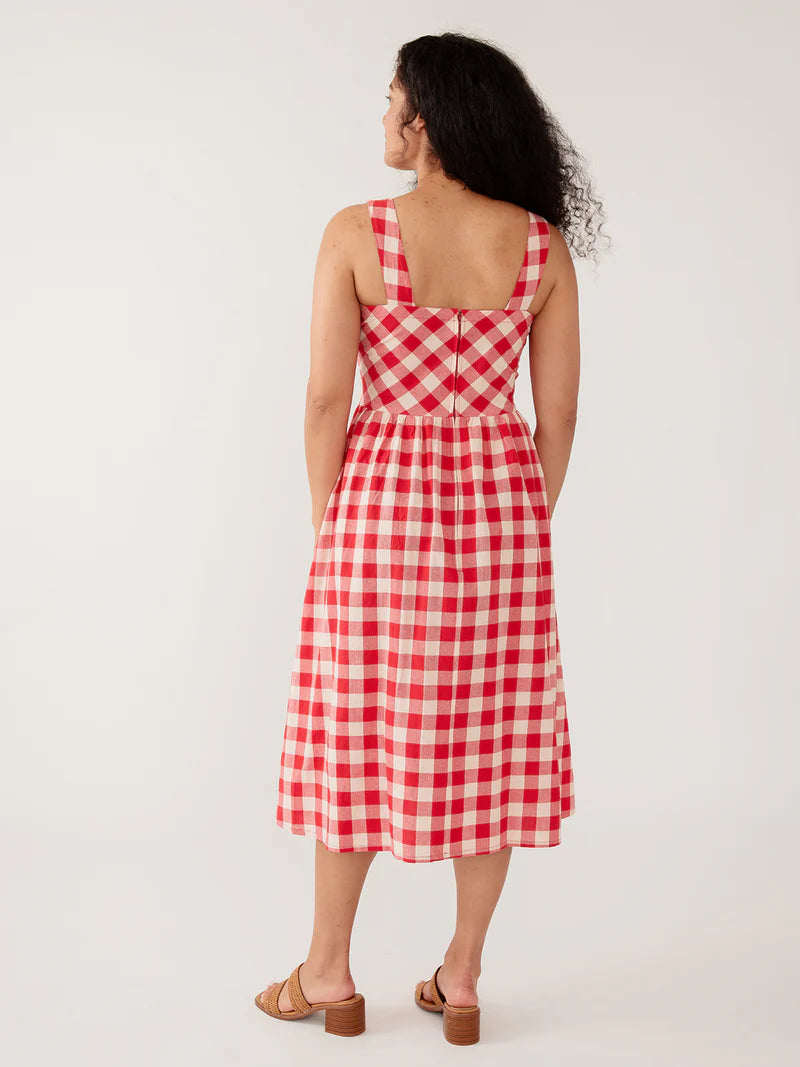 Mata Traders | Red and White Gingham Dress