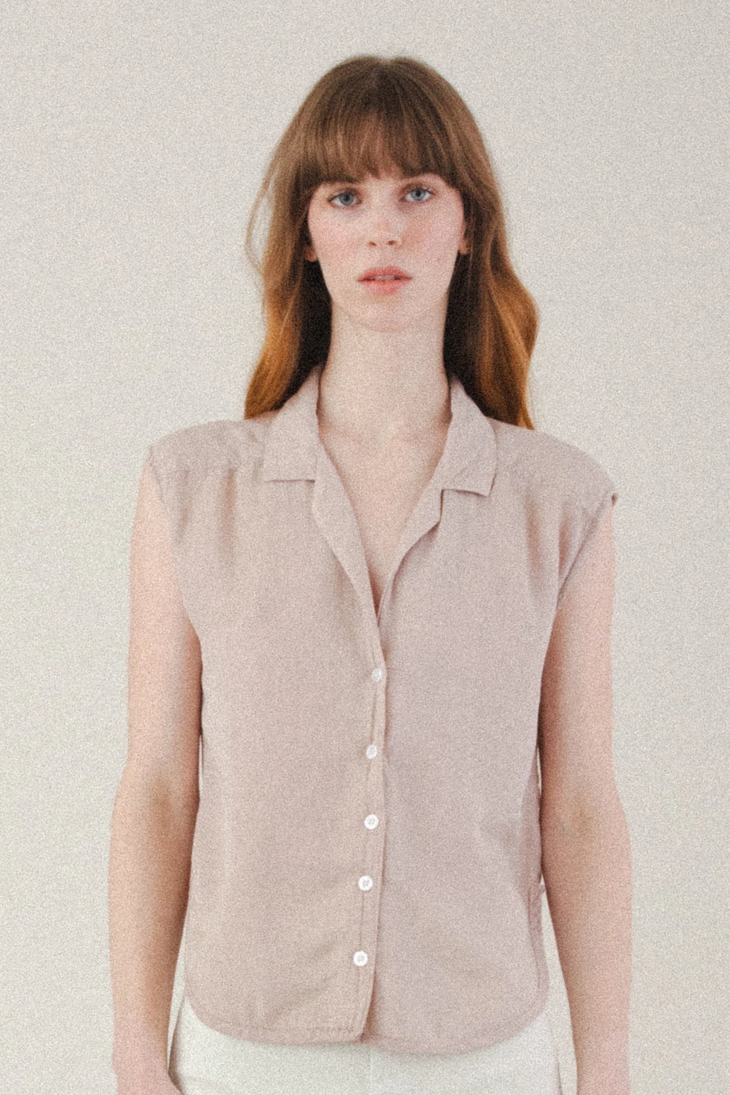 Prairie Underground | Collared Button-up Sleeveless Top