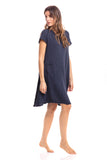 Thai Crinkle Cotton Cap Sleeve Dress